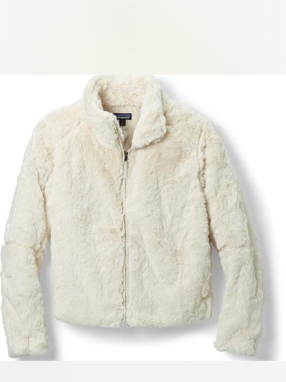 Patagonia Lunar Frost Fuzzy Jacket in cream